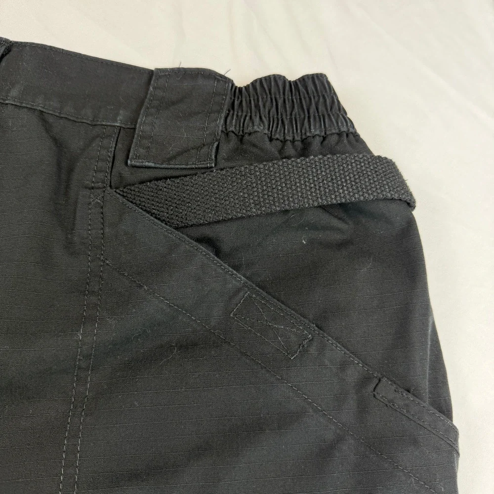 5.11 Tactical Mens Black Ripstop Cargo Shorts Size 36 Utility Work Outdoor